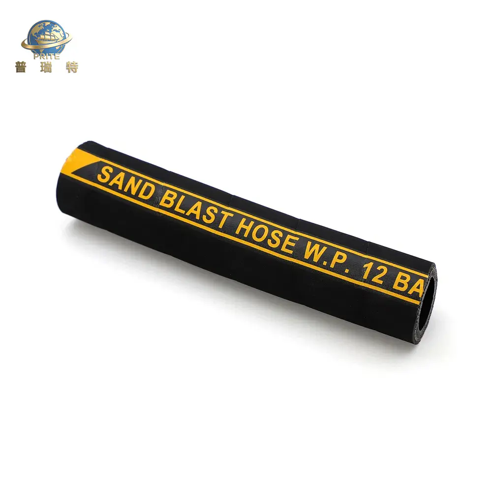 Sandblasting pipe