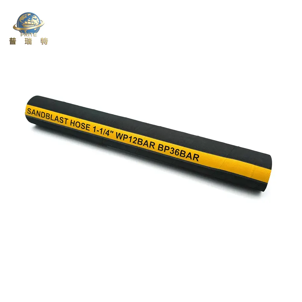 Sandblasting pipe