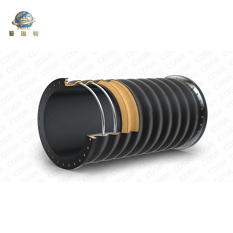High-resilience self-floating hose