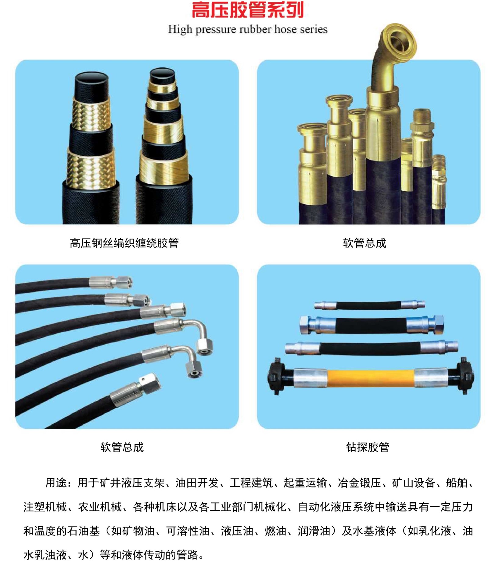 3描述 High pressure hose