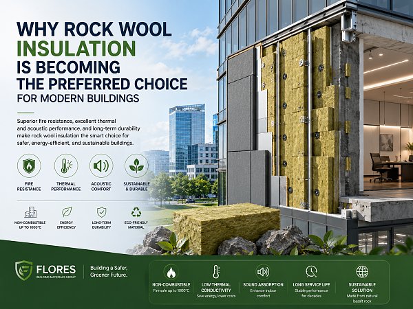 Why Rock Wool Insulation Is Becoming the Preferred Choice for Modern Buildings