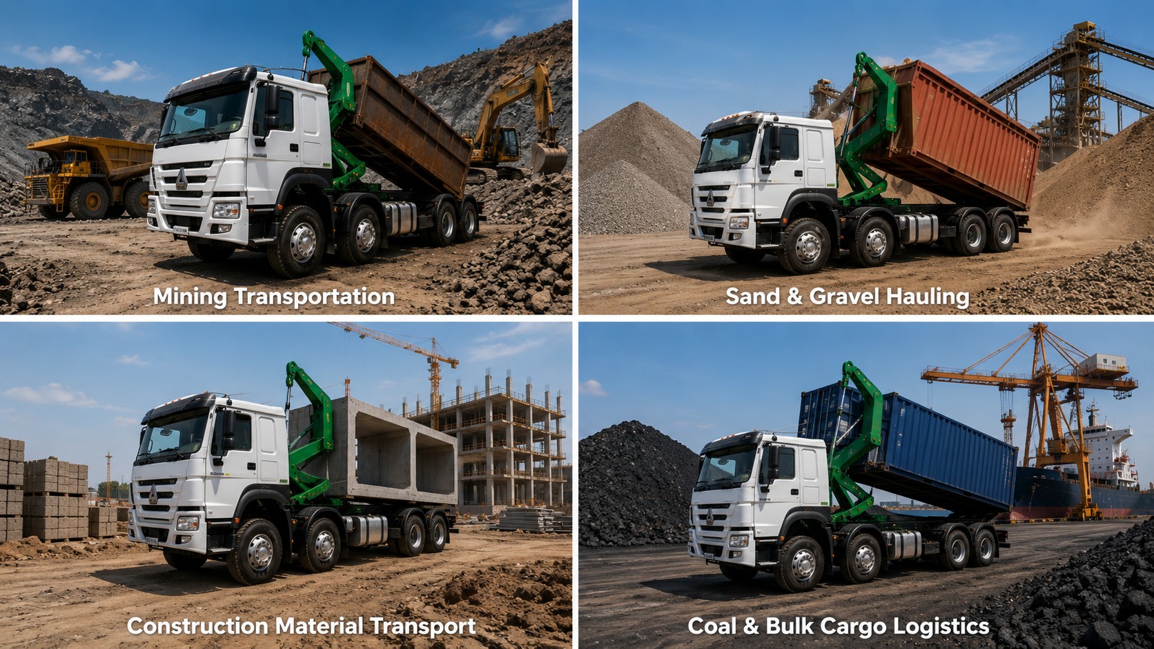 Applocation 20 Ft Side Loader Truck Trailer