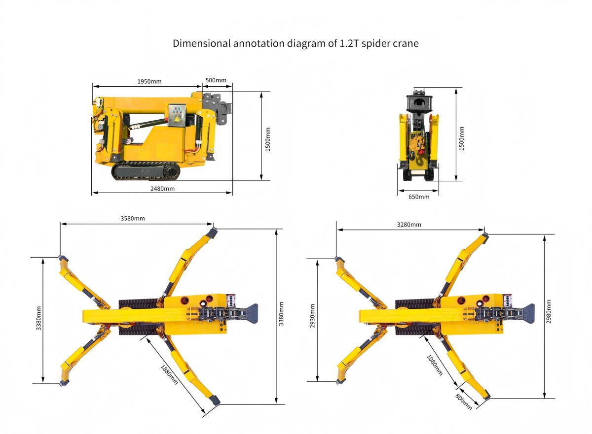 1.2T-Crawler Spider Crane 1.2T-Crawler Spider Crane