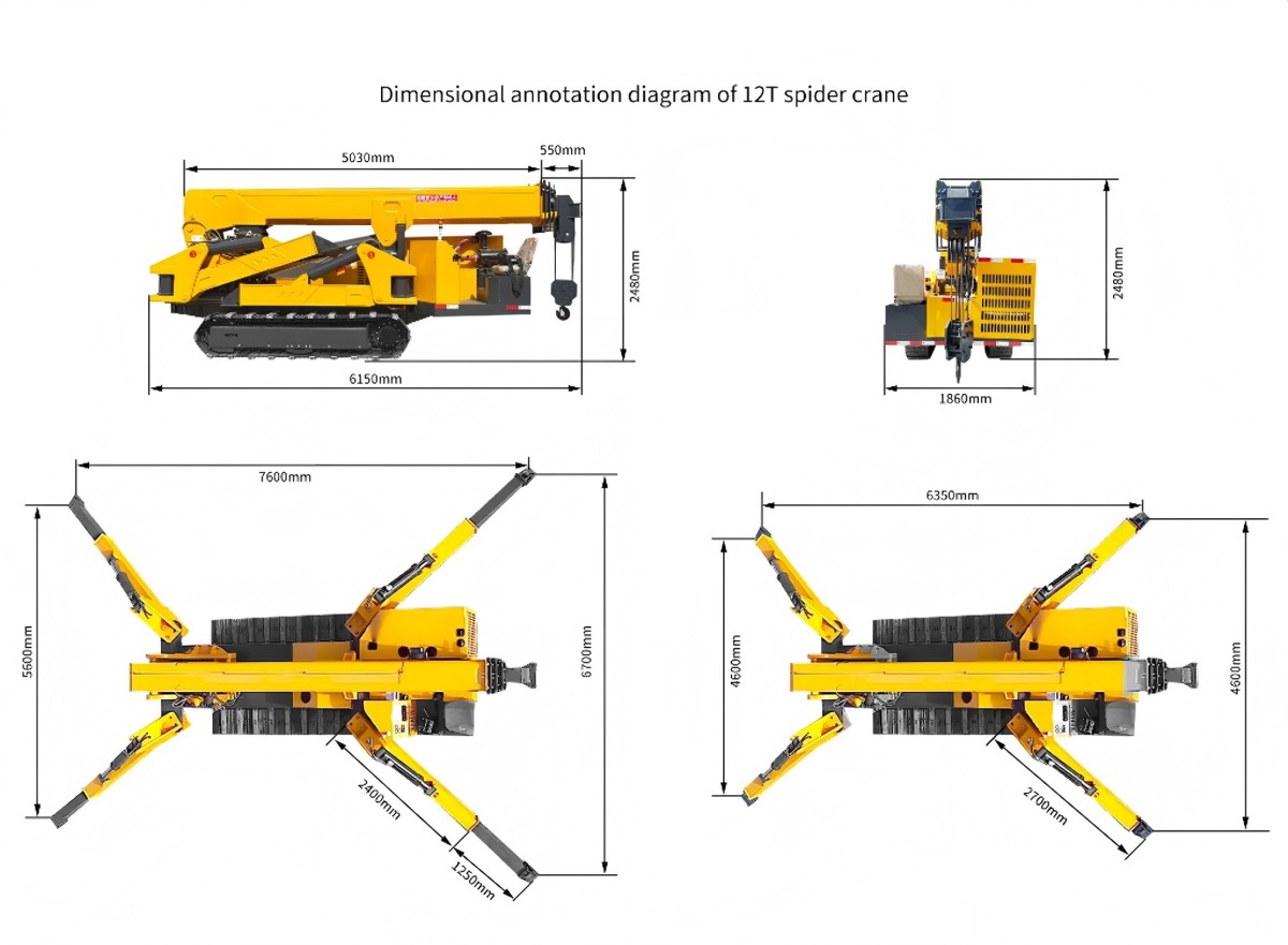 12T-Crawler Spider Crane 12T-Crawler Spider Crane