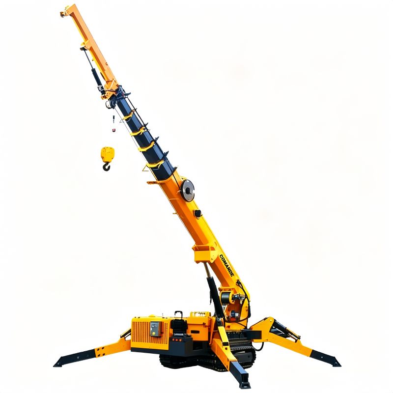 12Ton Large-size Steel Track Spider Crane