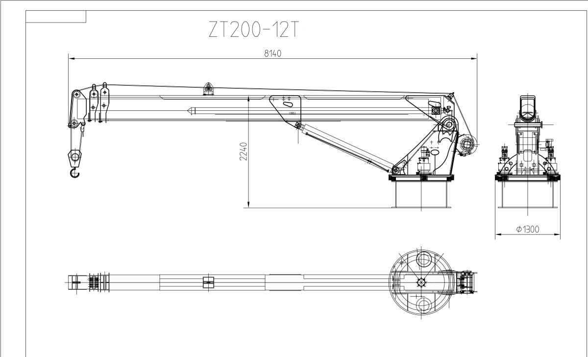 12T Crane layout plan 12T Crane layout plan