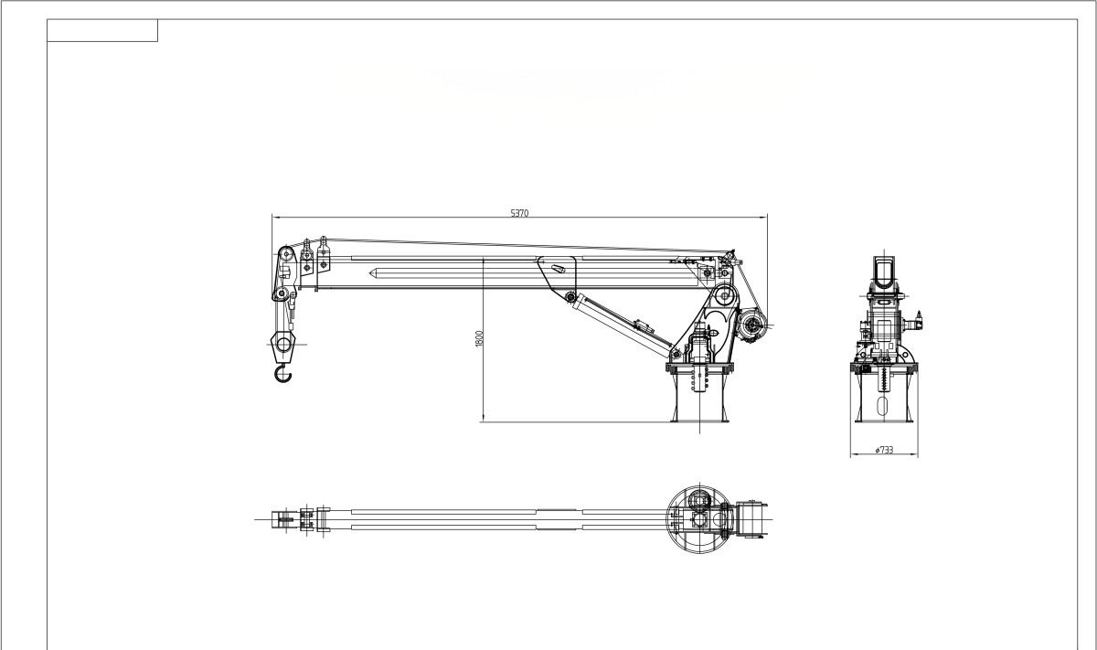 6T Crane layout plan 6T Crane layout plan