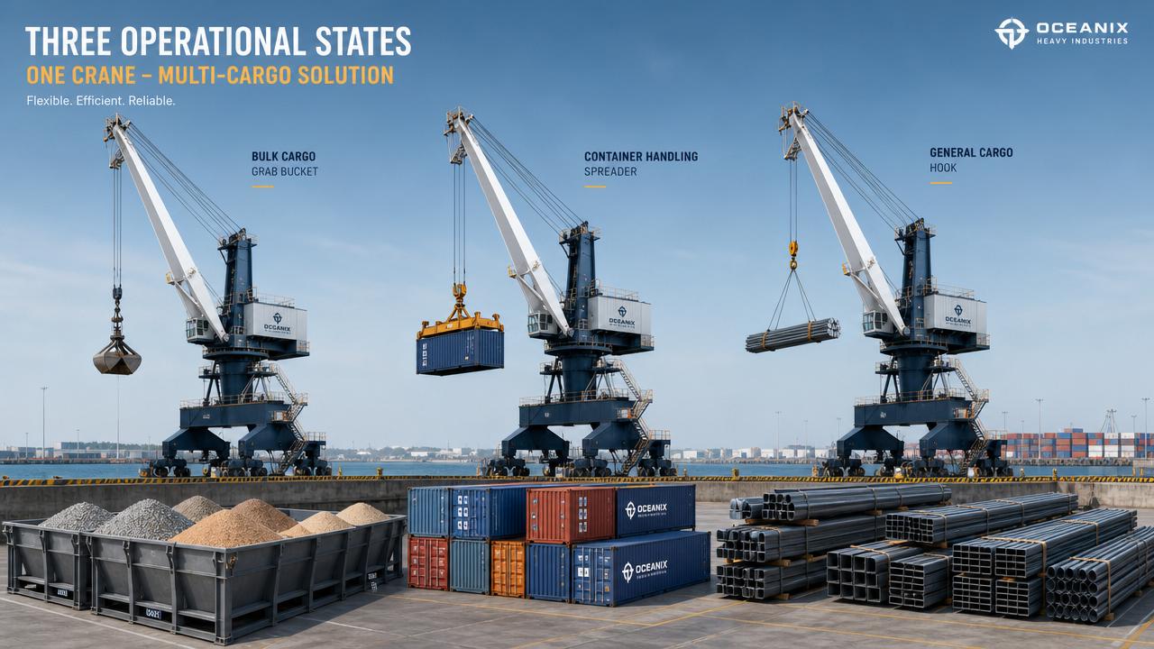 How to Compare Harbor Crane Options for Bulk, Container, and General Cargo