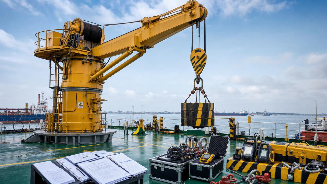 Marine Deck Crane Safety Standards: Load Testing, Certification, and Compliance