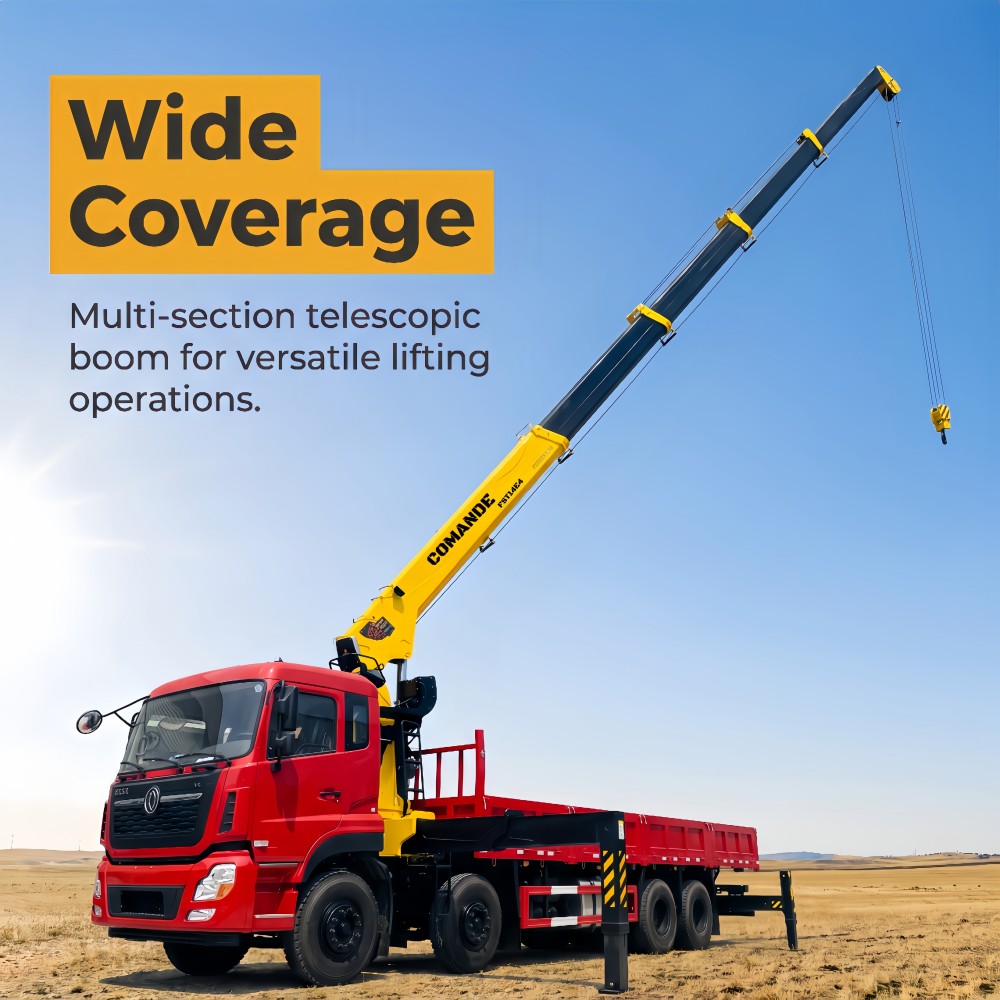 What are the different types of knuckle boom cranes?