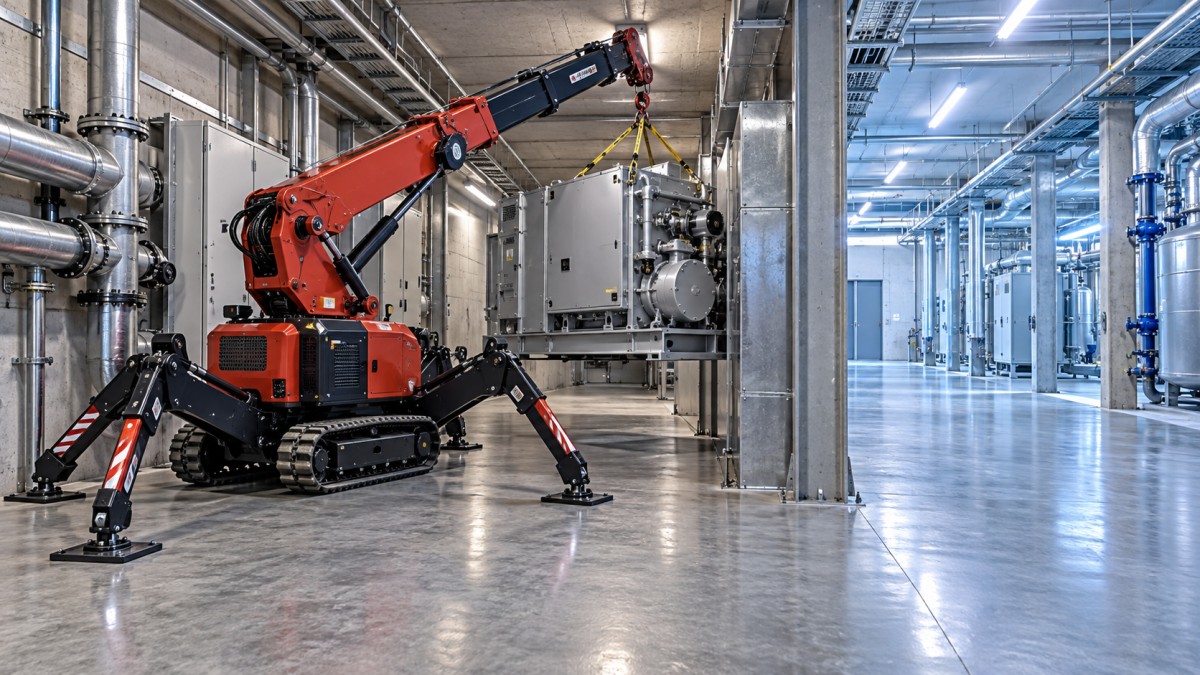 When narrow access makes a crawler spider crane the practical choice When narrow access makes a crawler spider crane the practical choice