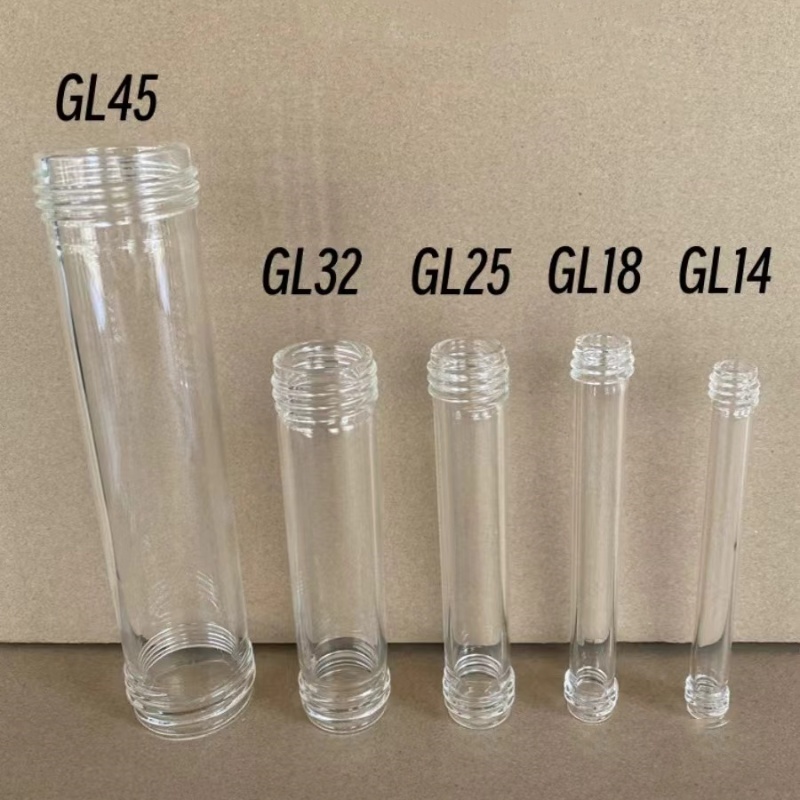 Threaded Glass Tube: Screw Thread Glass Tube, Borosilicate Threaded Glass Tube, Quartz Threaded Glass Tube for Laboratory and Industrial Applications Threaded Glass Tube: Screw Thread Glass Tube, Borosilicate Threaded Glass Tube, Quartz Threaded Glass Tube for Laboratory and Industrial Applications
