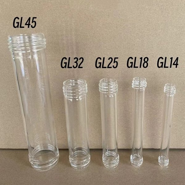 Threaded Glass Tube: Screw Thread Glass Tube, Borosilicate Threaded Glass Tube, Quartz Threaded Glass Tube for Laboratory and Industrial Applications Threaded Glass Tube: Screw Thread Glass Tube, Borosilicate Threaded Glass Tube, Quartz Threaded Glass Tube for Laboratory and Industrial Applications