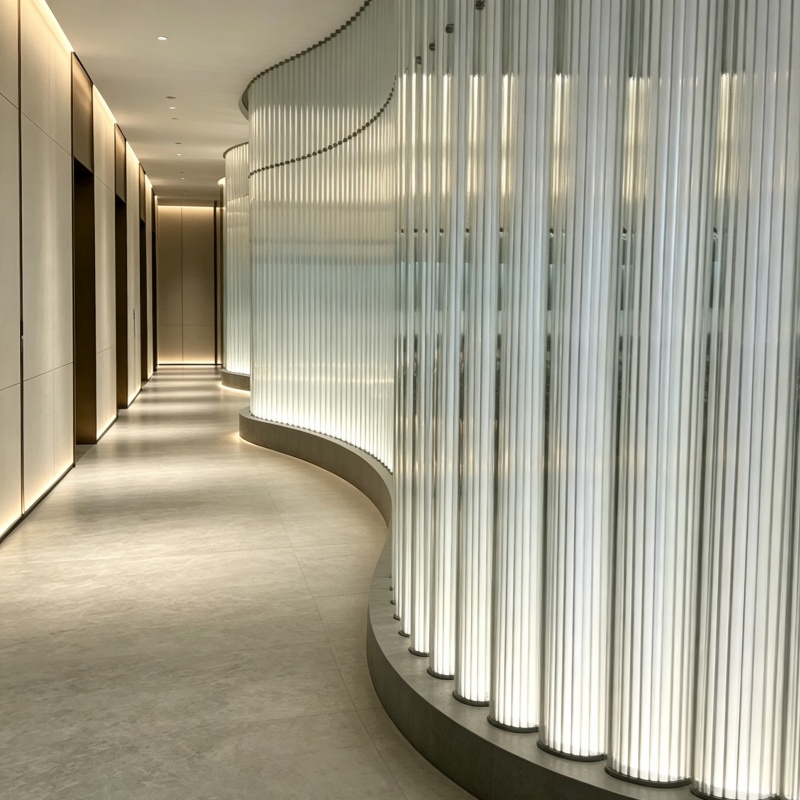 Borosilicate Fluted Glass Tube