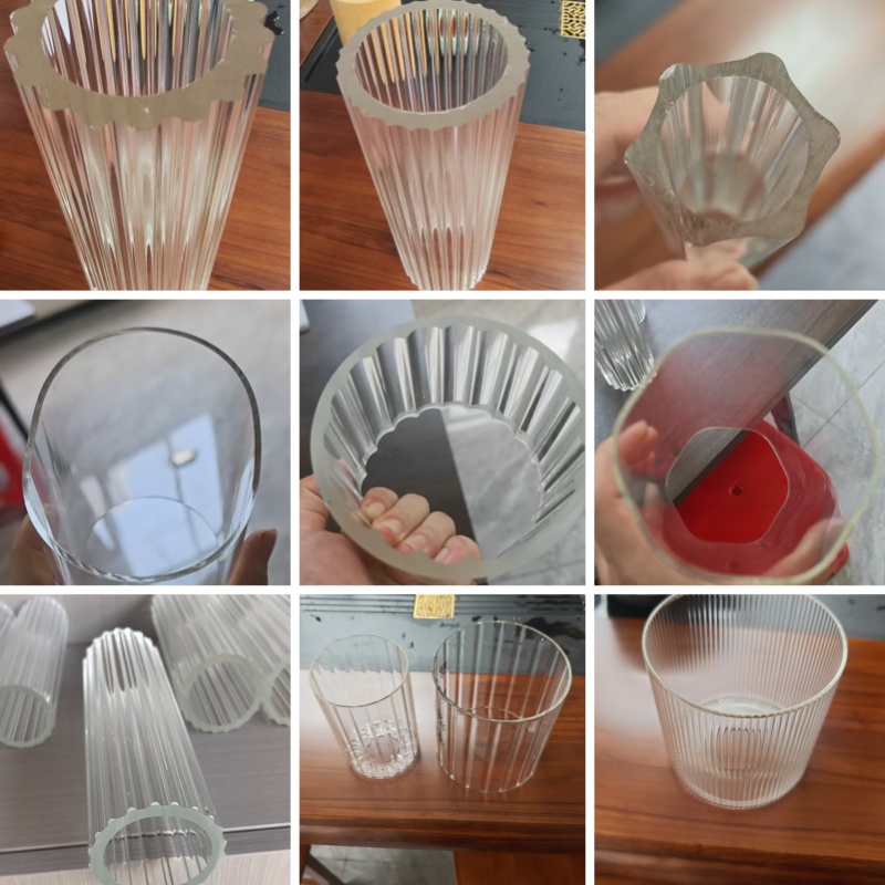 Borosilicate Fluted Glass Tube