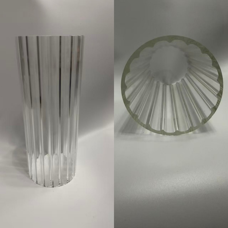Borosilicate Fluted Glass Tube