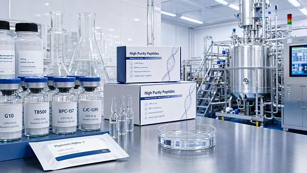 How does a professional peptide factory create high-quality peptide raw materials?