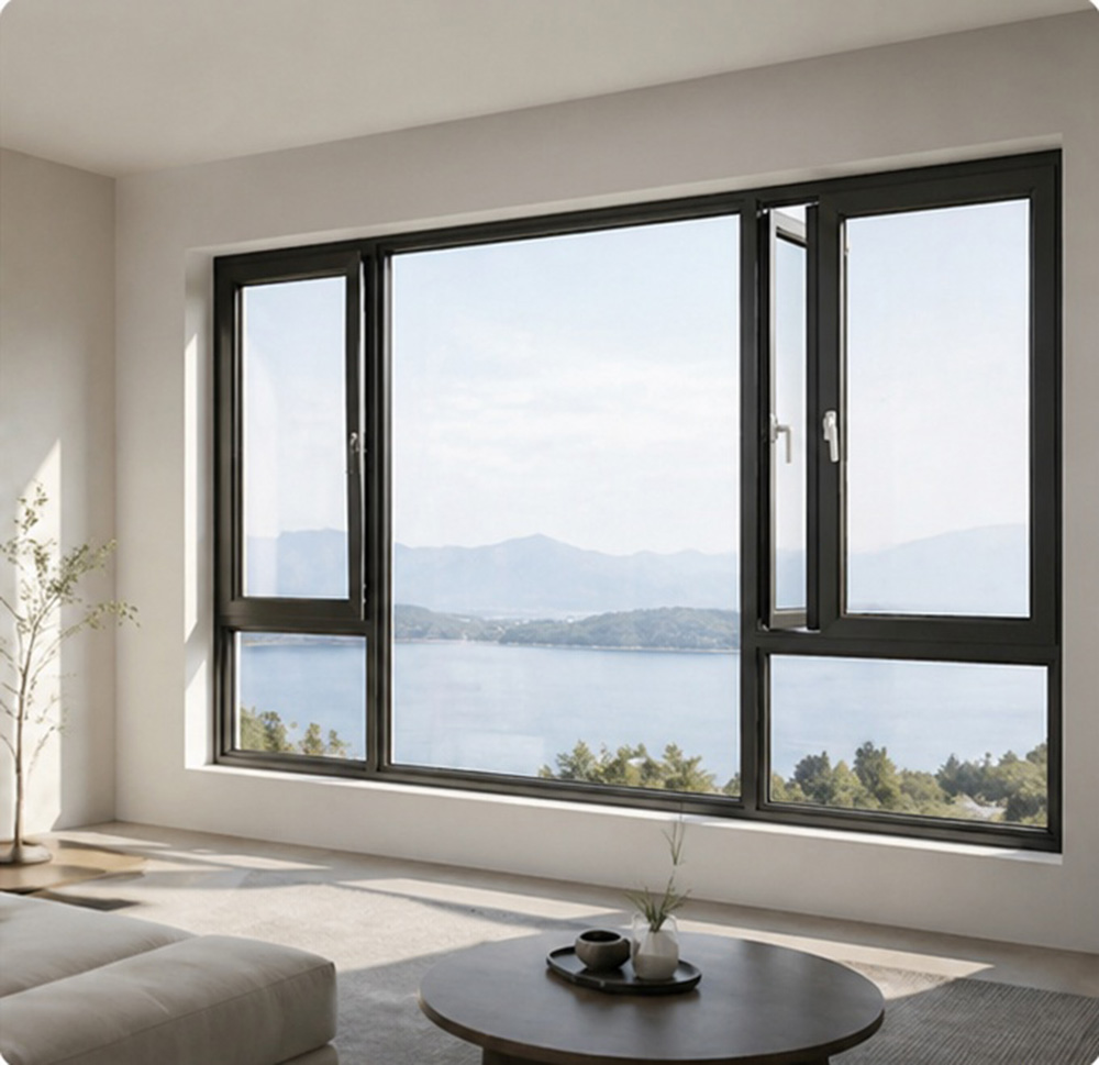 panoramic aluminum window