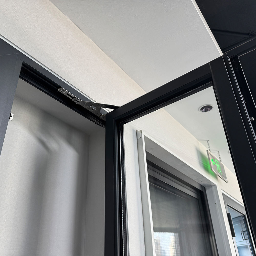 built-in security bar aluminium casement windows