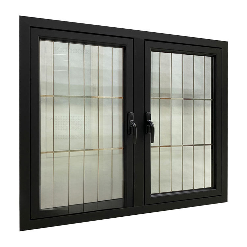 Built-in Stainless Grille Thermal Break Aluminium Outward Casement Window