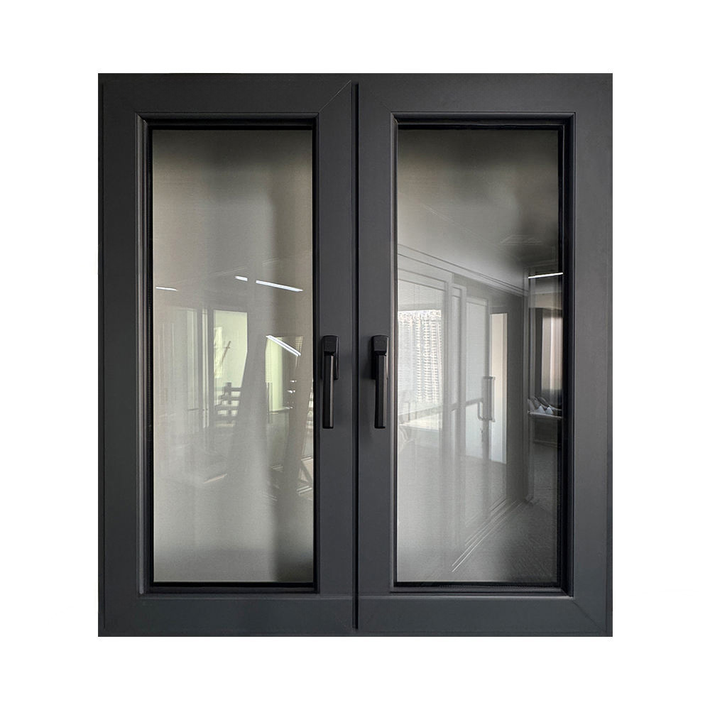 Narrow Frame Integrated Mesh Thermal Break Aluminium Casement Window