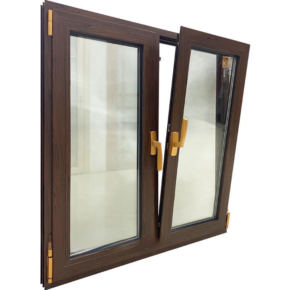 Wood Grain Thermal Break Aluminium Outward Casement Window