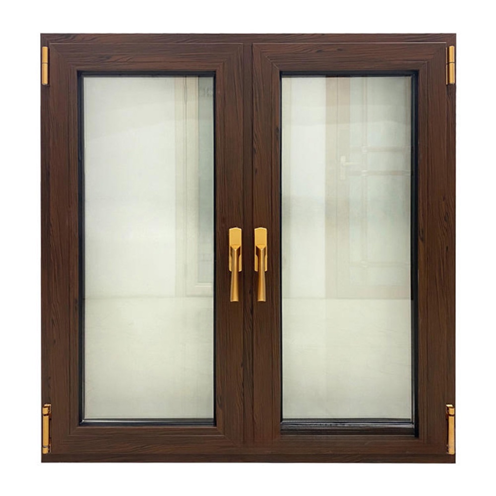 Wood Grain Thermal Break Aluminium Outward Casement Window