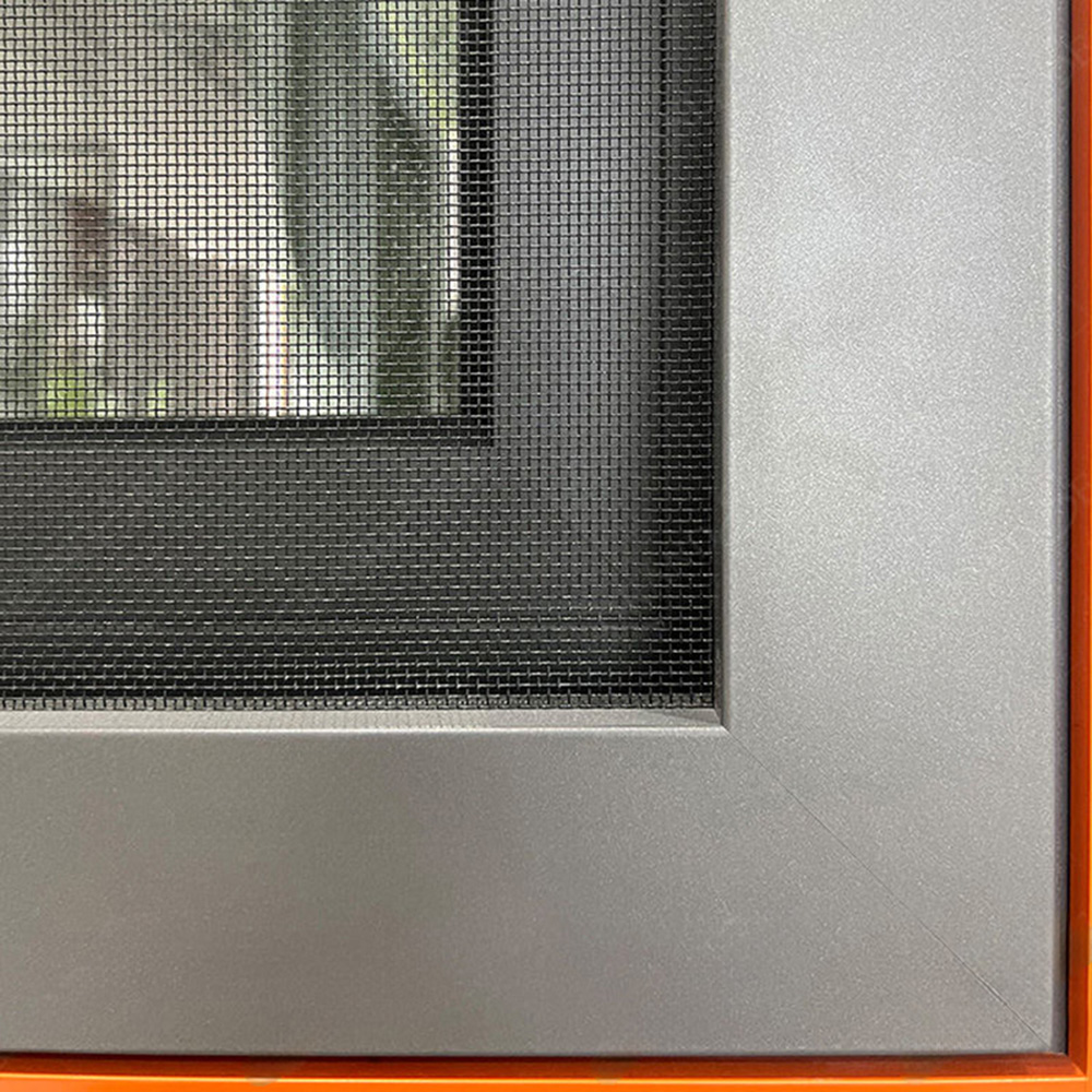 Orange Seal Strip Thermal Break Aluminium Outward Casement Window With Integrated Security Mesh