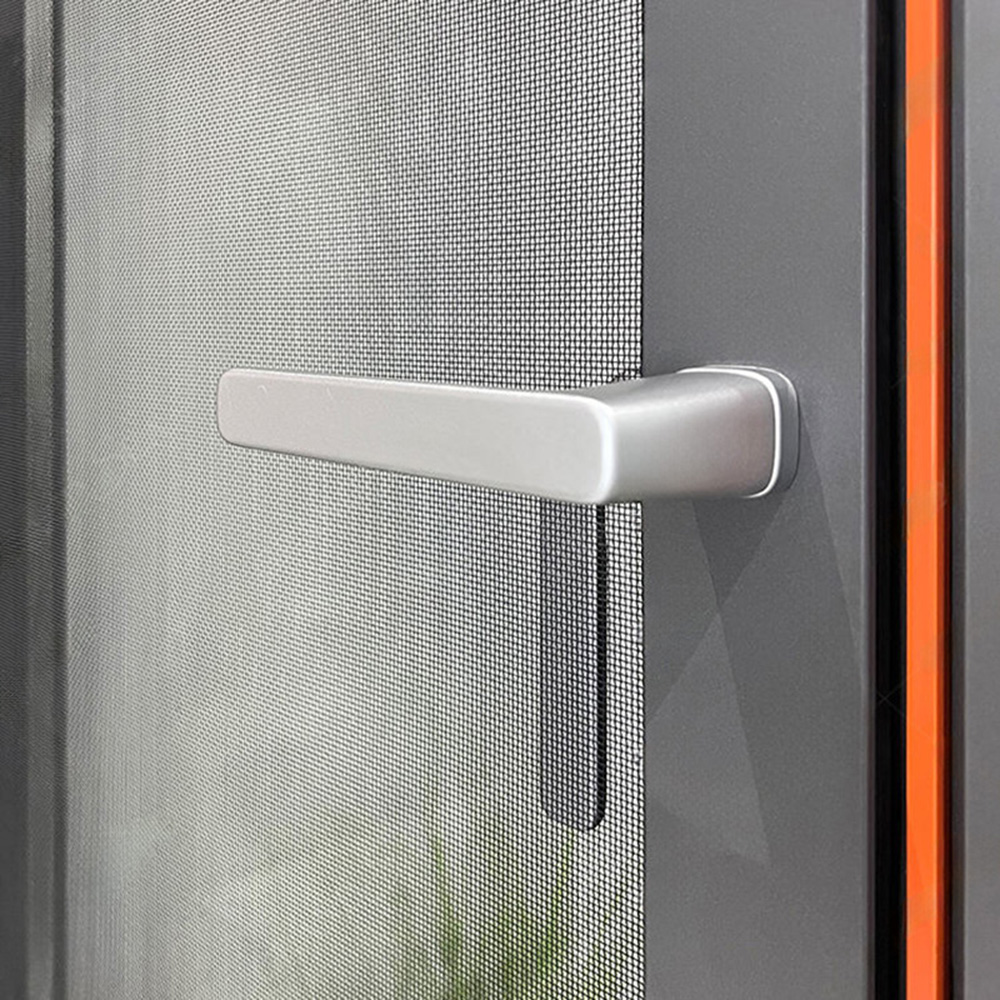 Orange Seal Strip Thermal Break Aluminium Outward Casement Window With Integrated Security Mesh
