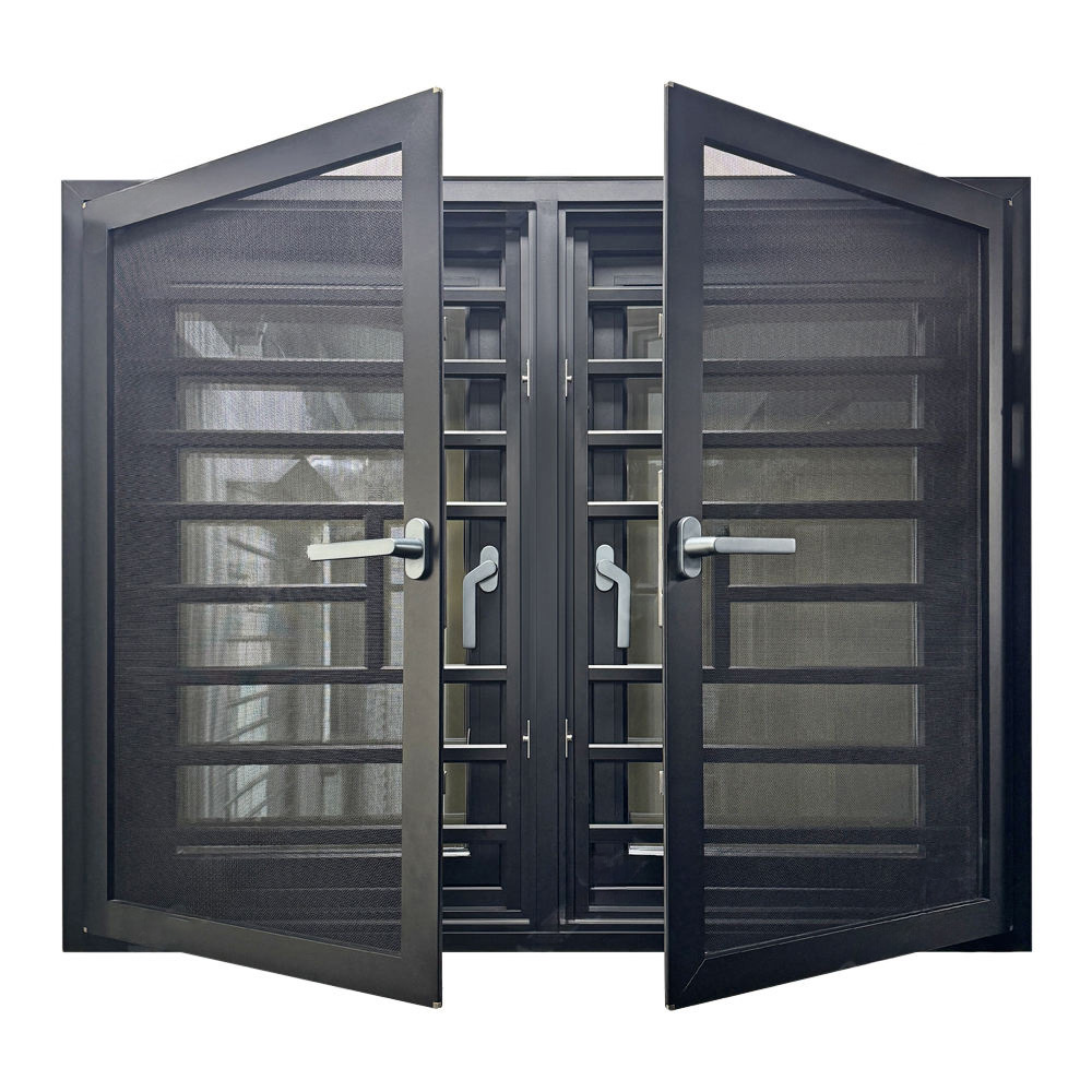 Dual-layer Integrated Security Aluminium Outward Casement Window