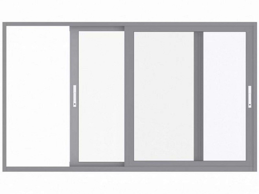 ultra-narrow frame panoramic thermal-break aluminum sliding floor window