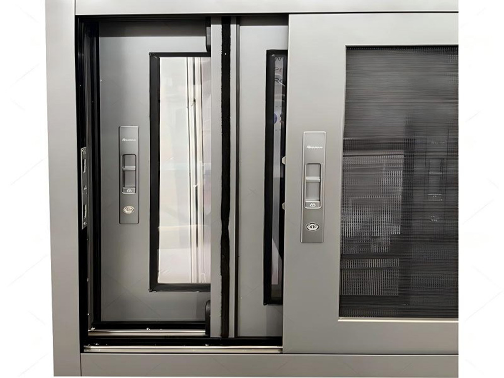 triple-track thermal-break aluminum sliding window