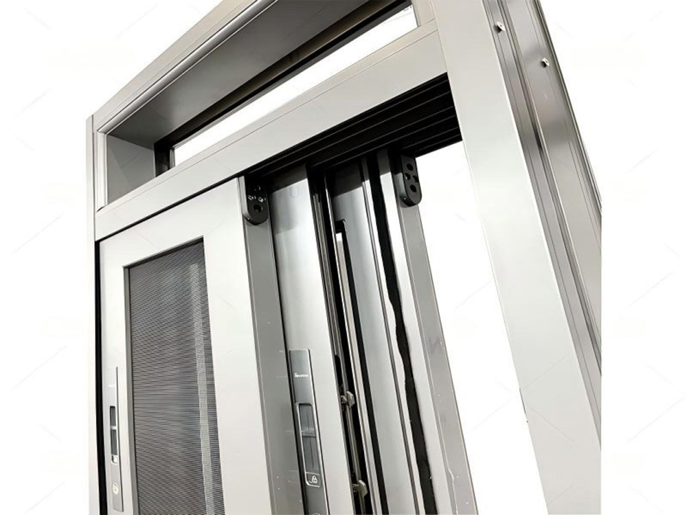 triple-track thermal-break aluminum sliding window