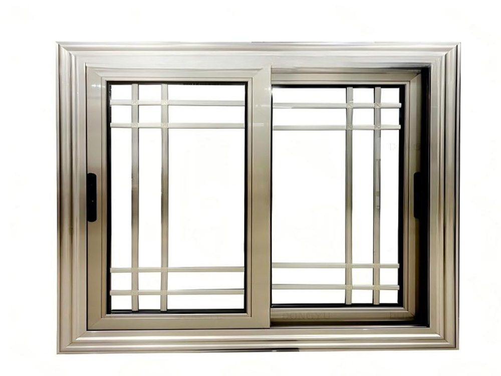economical double-track double-sash sliding window