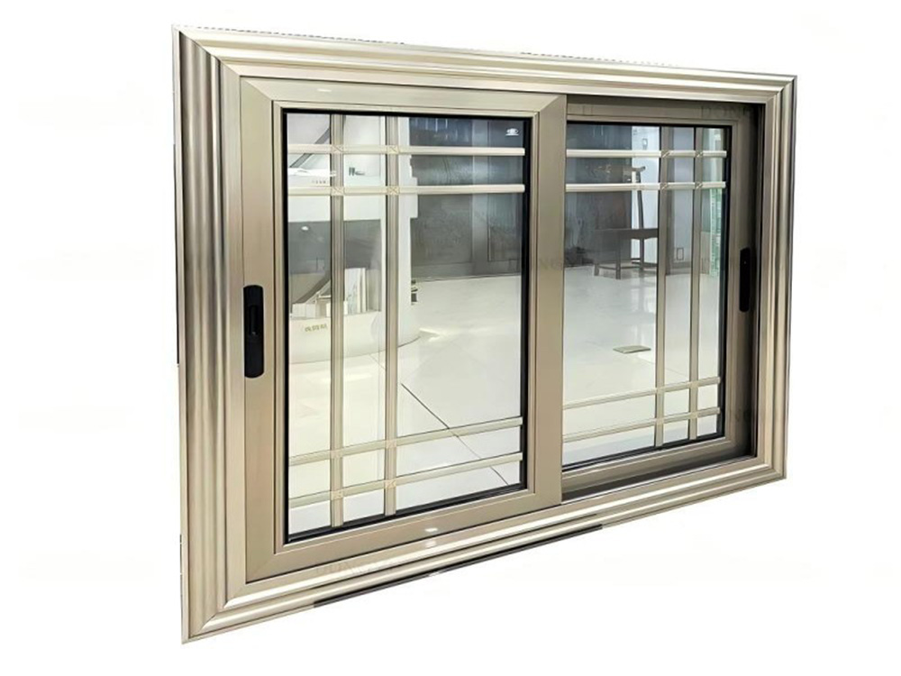 economical double-track double-sash sliding window