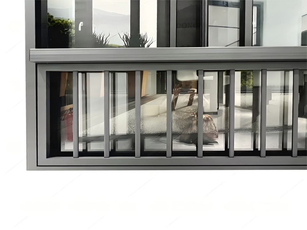 floor-mounted lift sliding window