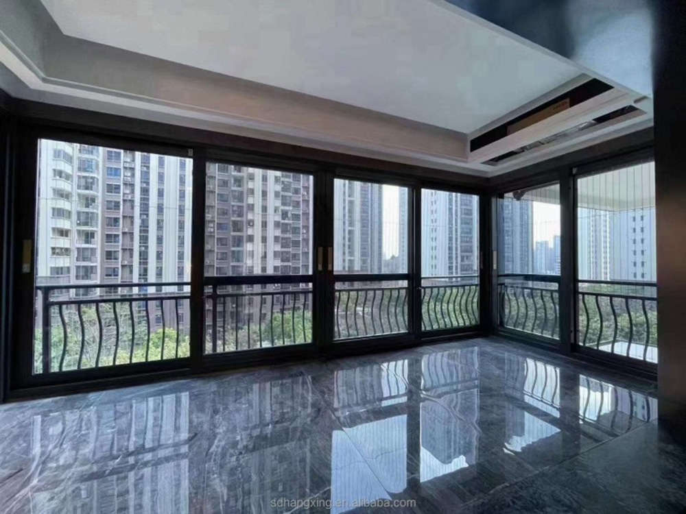 Honeycomb blinds sealed inside glass window