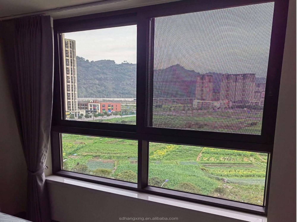 Honeycomb blinds sealed inside glass window
