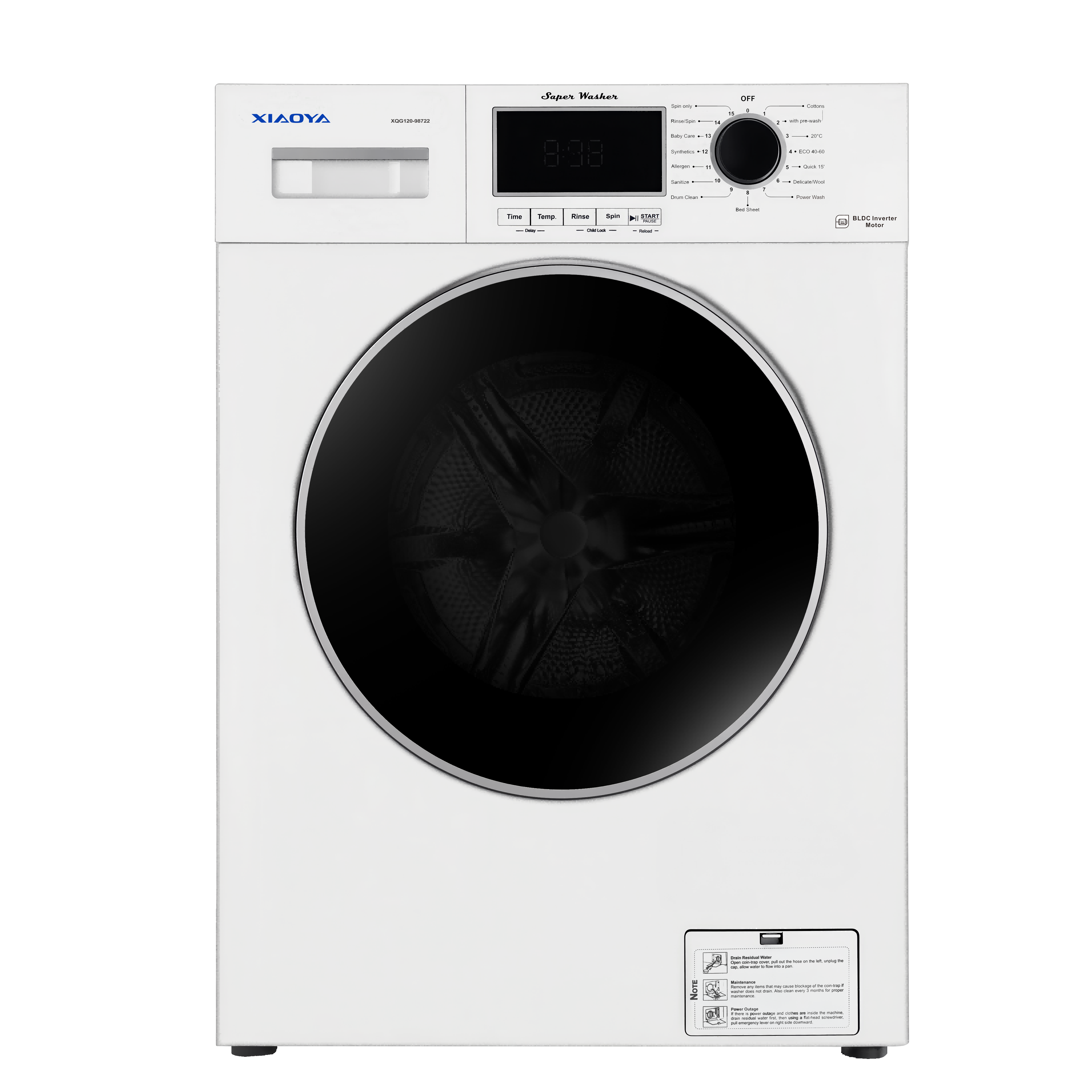 XIAOYA Washer XQG120-98722丨12kg XIAOYA Washer XQG120-98722丨12kg