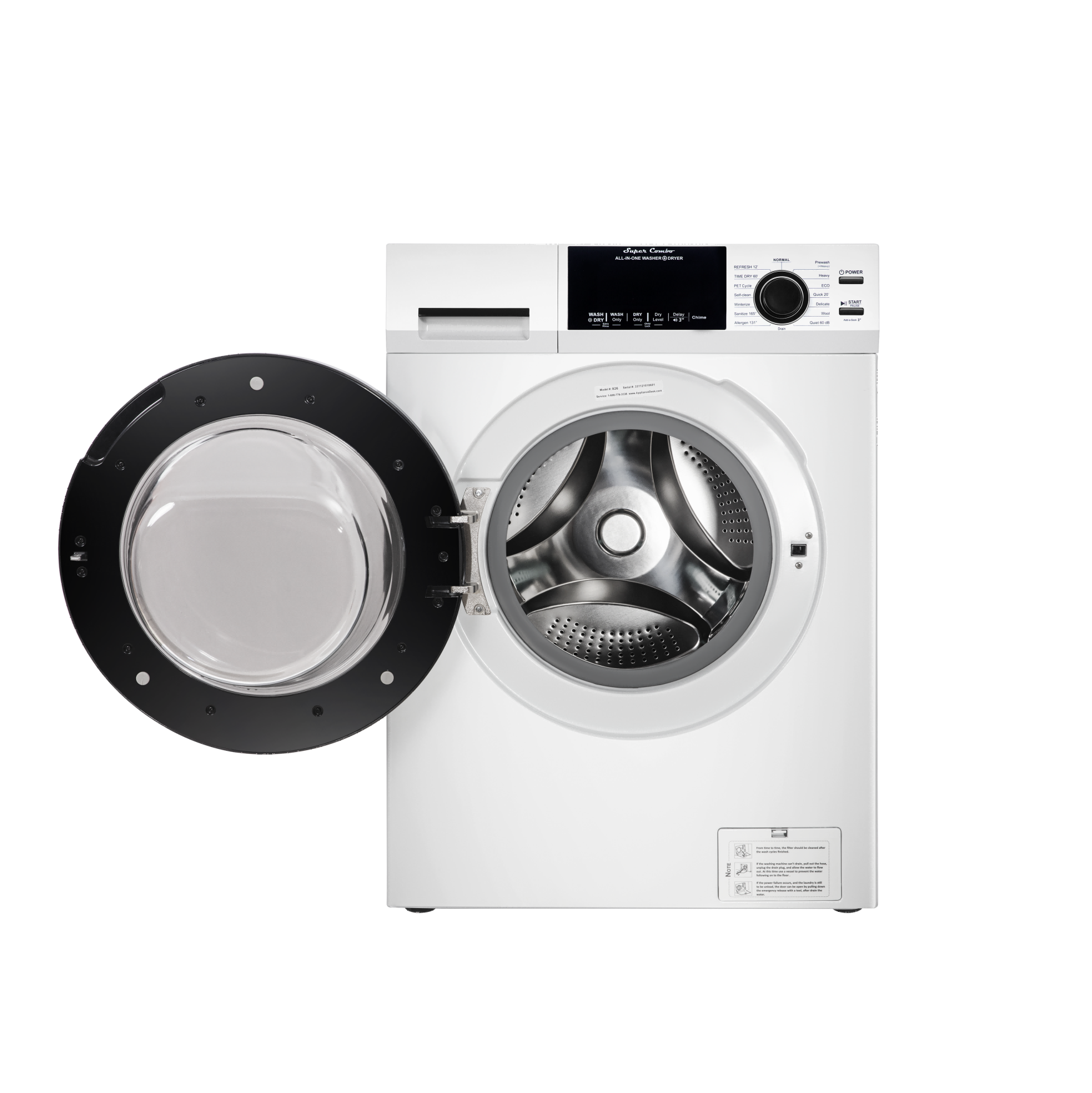 XIAOYA Washer-Dryer 75912GE丨8kg/4kg