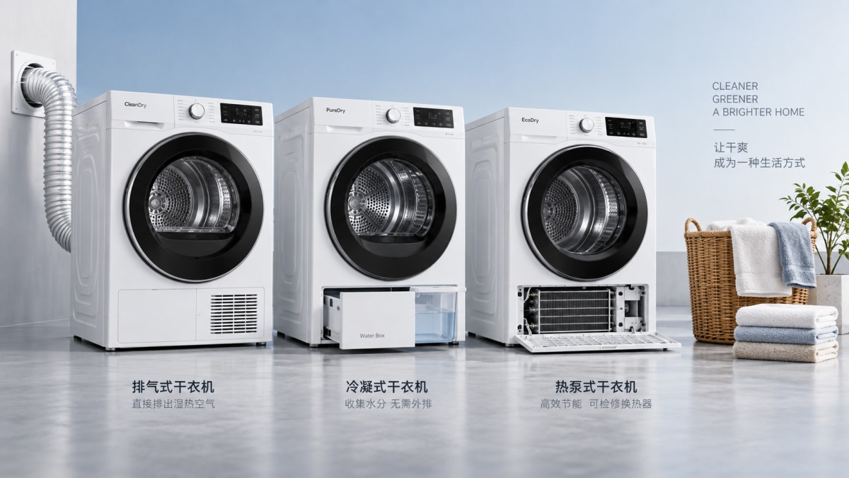 Vented vs. Condenser vs Vented vs. Condenser vs. Heat Pump Dryers: Which Fits Your Home?
