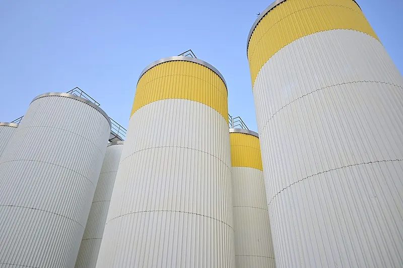 Bulk Grain Transfer Buffer Steel Silo