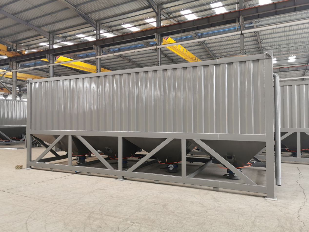 Horizontal Bulk Powder Storage Tanks