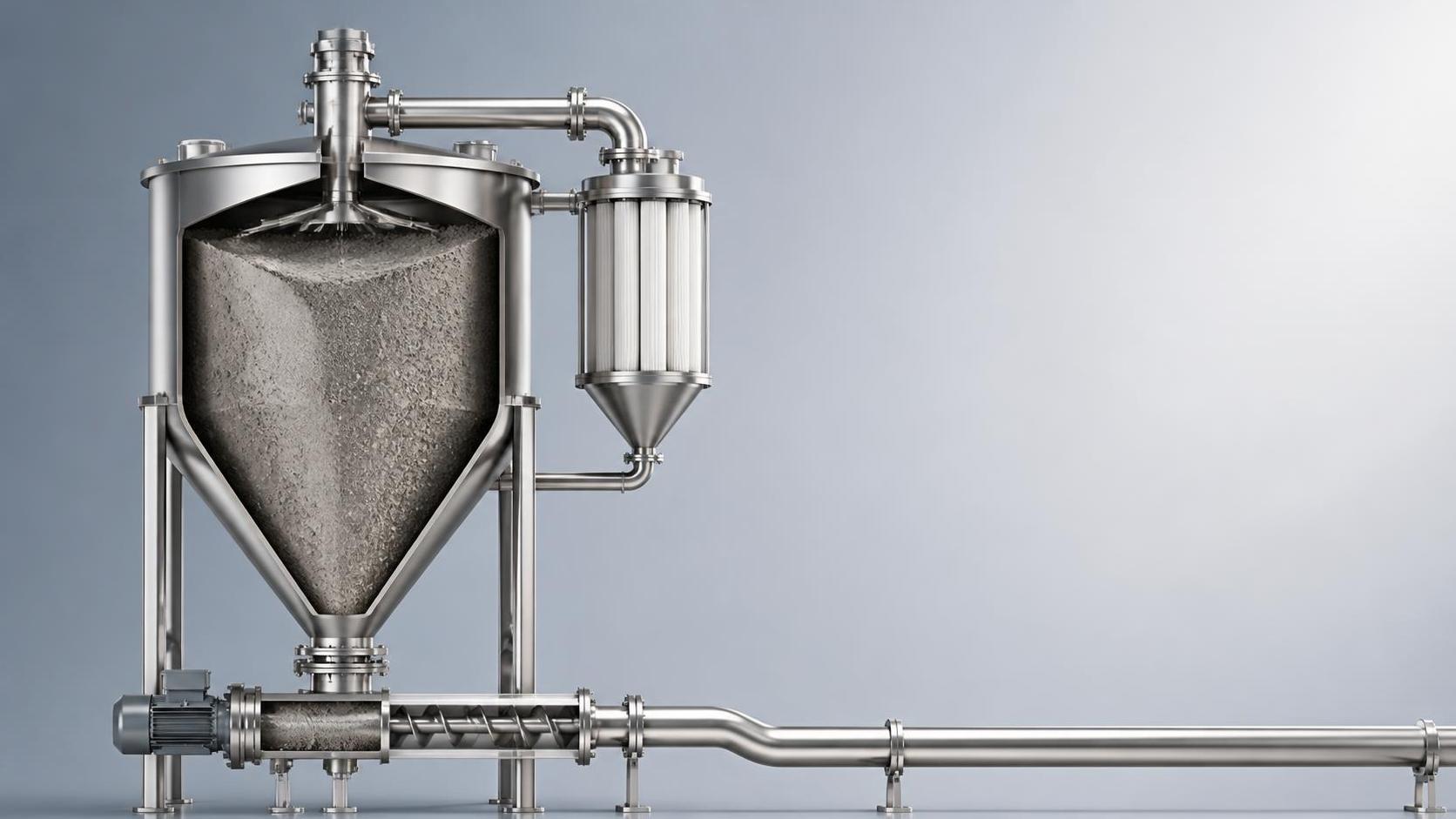 How Dry Bulk Storage Tanks Prevent Segregation in Powder Handling Lines