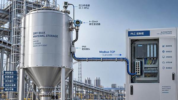 Can dry bulk storage silos be integrated into existing PLC-controlled batching systems? Can dry bulk storage silos be integrated into existing PLC-controlled batching systems?