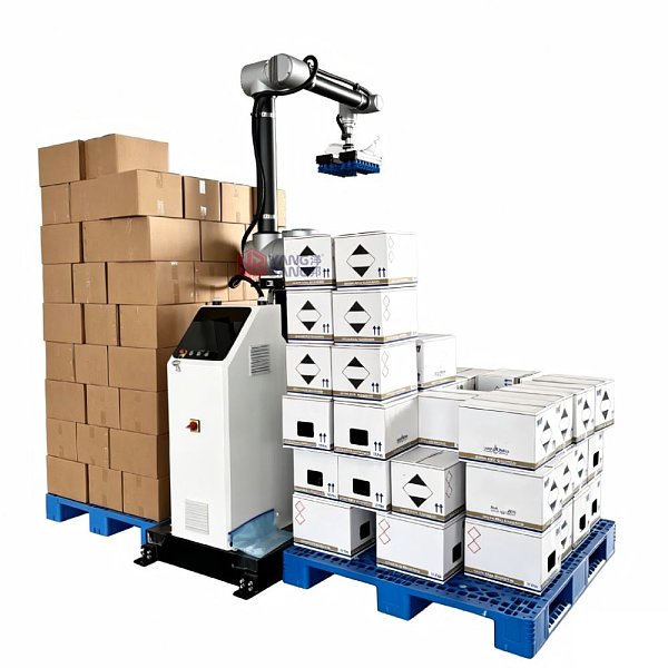 YB-MD35F Robot Palletizer Arm Gripper Bottle Bag Carton Box Palletizer Stacking Robotic Palletizer Machine for Production Line