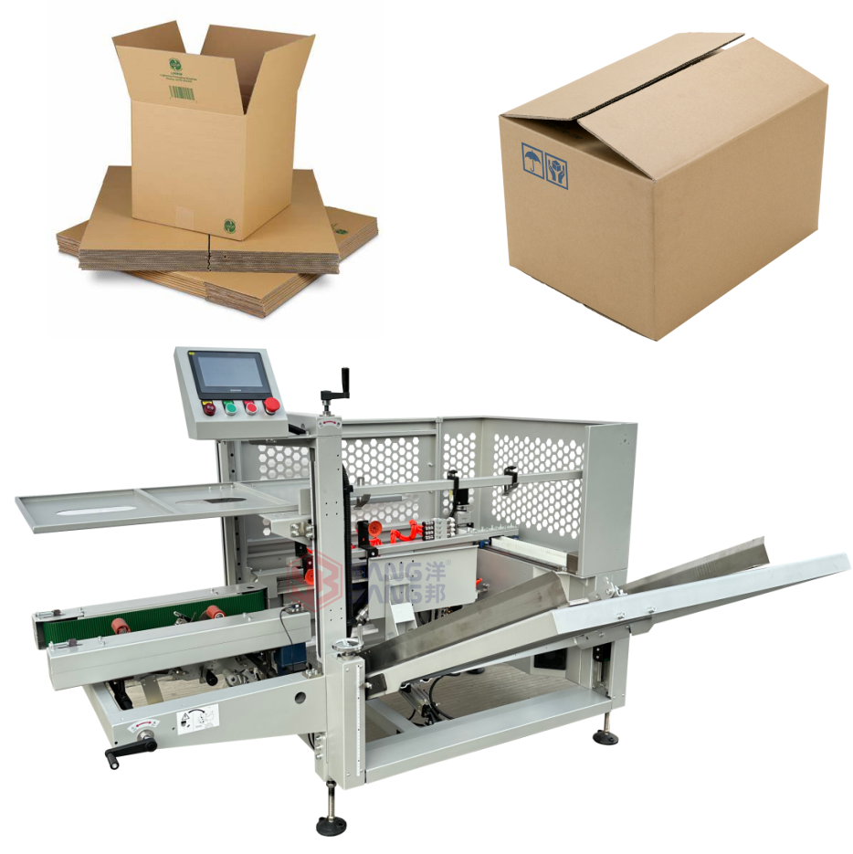 Multi Function YB-DK500 Automatic Case Erector Machine Box Taping Machine Automatic Carton Erector Packing Machine