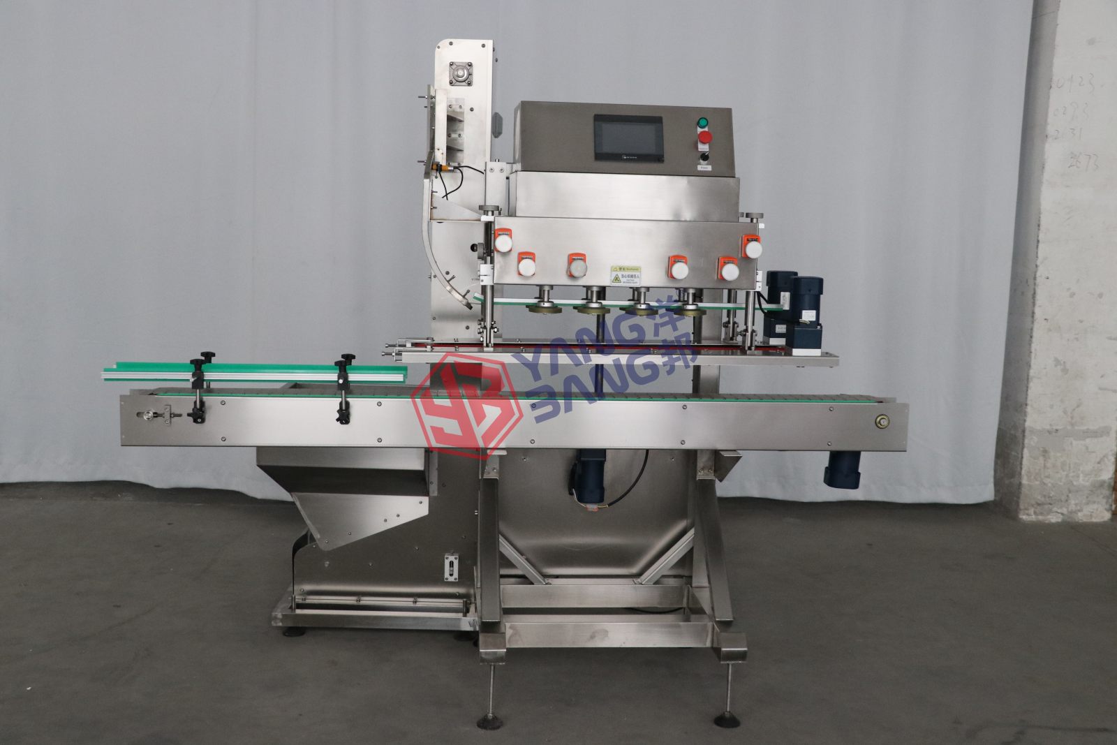 YB-CG120 Automatic Sealing Capping Machine Water Oil Plastic Bottle Cap Assembly Production Line