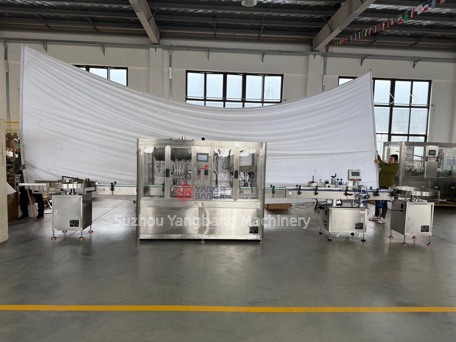 YB-J4B 4 Heads Automatic Paste Filling Capping Machine 304 Stainless Steel for Food Sauce Olive Oil Cooking Oil Essential Oil