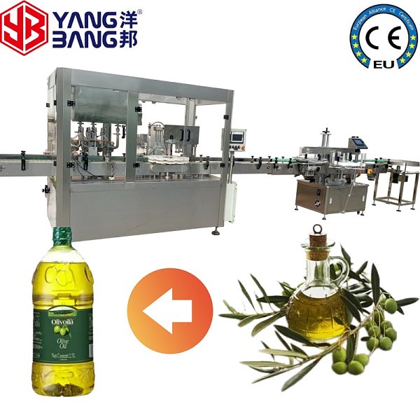 YB-J4B 4 Heads Automatic Paste Filling Capping Machine 304 Stainless Steel for Food Sauce Olive Oil Cooking Oil Essential Oil
